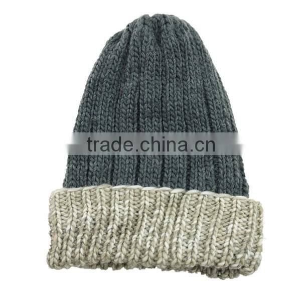 Free sample offer Beanie two color Knitting Pattern Hat Beanie