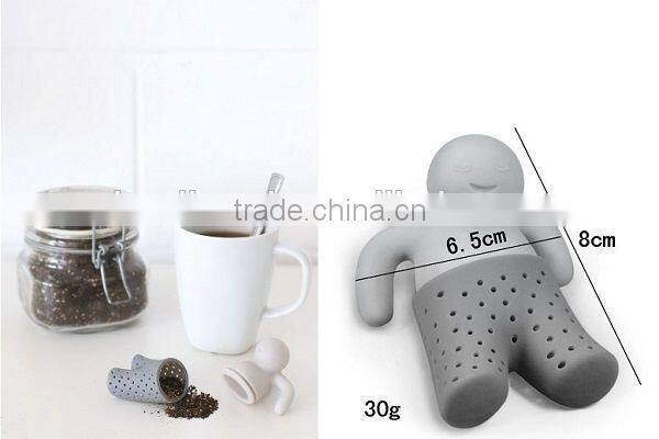 Mr Tea Infuser Silicone Herbal Tea Strainer Filter