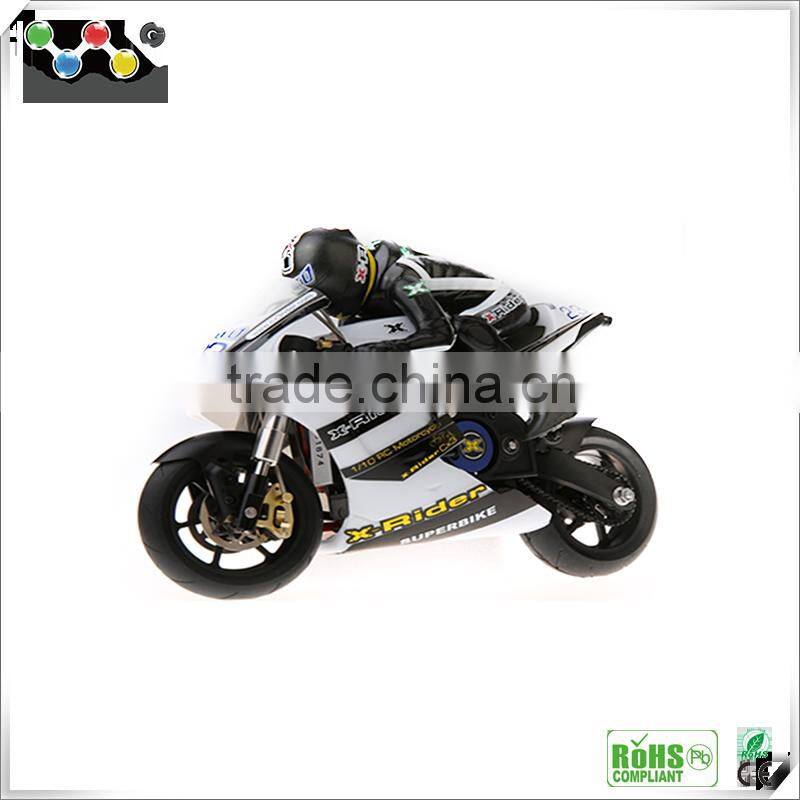 Hot sale of GradeA White/Black 2wheel interesting remote control drifting motorcycle for kids