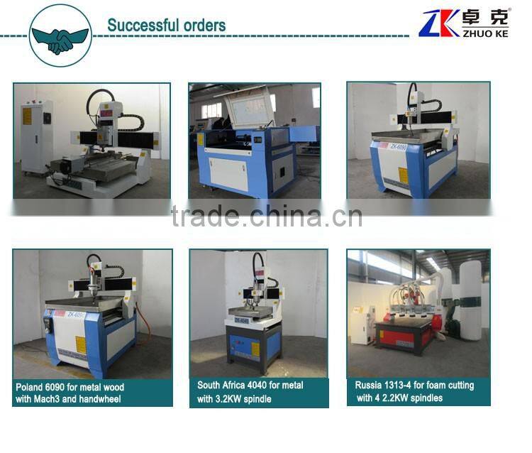 China small woodworking cnc router for MDF / wood frame ZK-6090 600*900mm