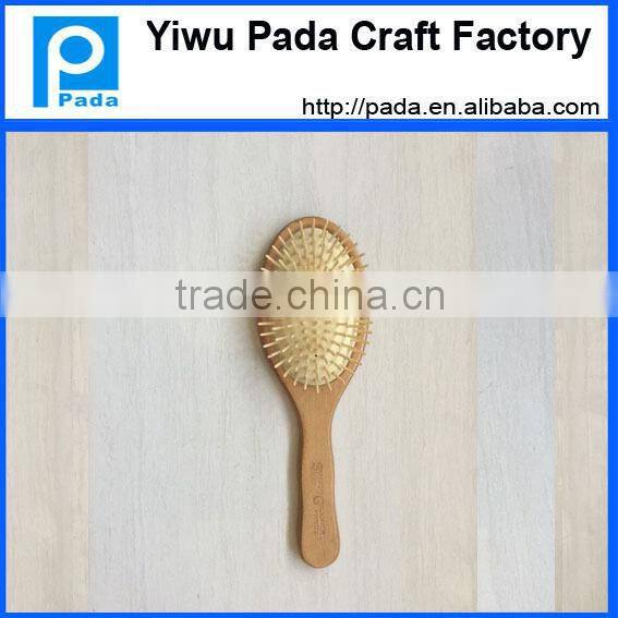 wood round hair brush with boar bristle,rotating hair brush,professional salon hair brush
