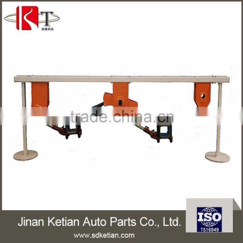 2 axles semi trailer lightweight suspension for 130 mm