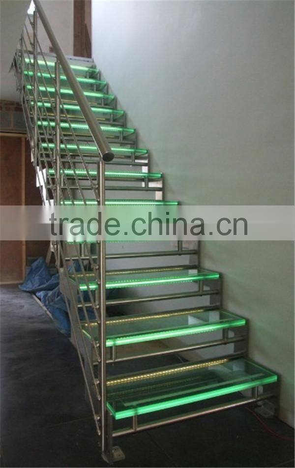 Indoor LED Glass Stairs Supplier