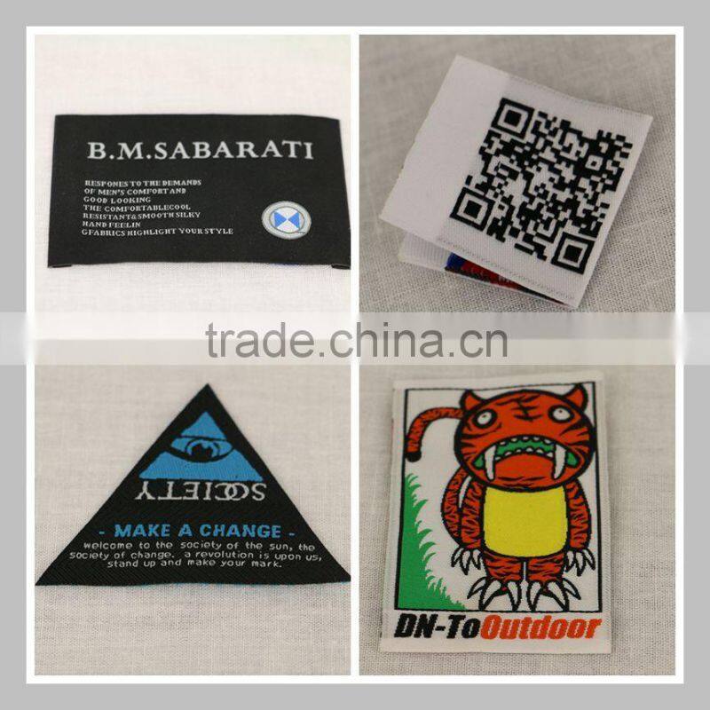Hot Sale Custom Garment Safty Performance Woven Label for Clothing