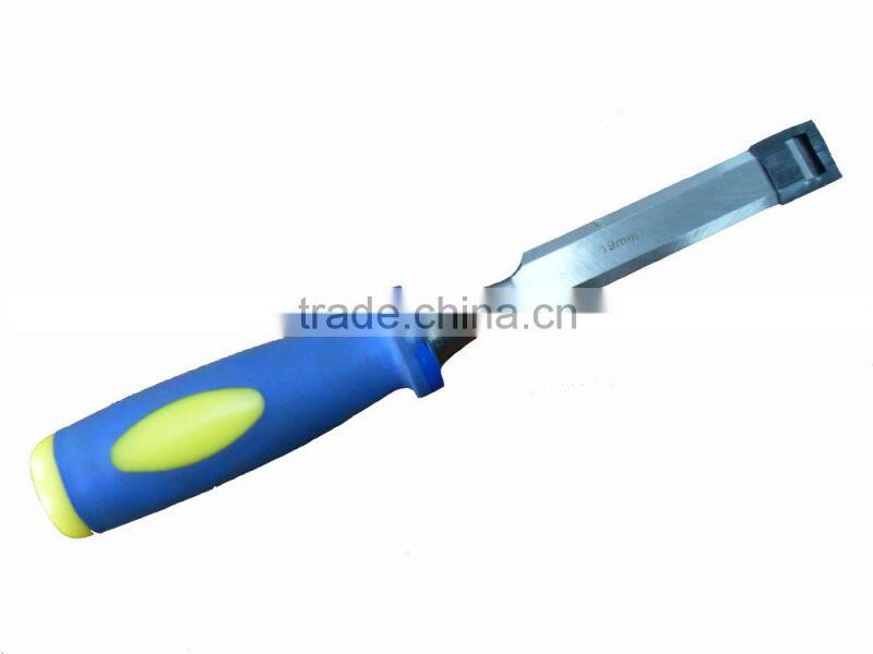 Wood Chisel with two color plastic handle