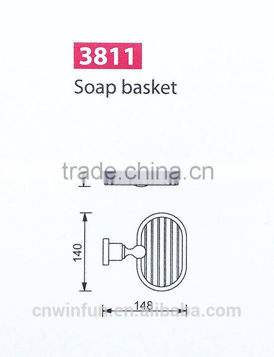Bathroom wall mounted Brass Soap basket ,soap dish, bathroom accessories
