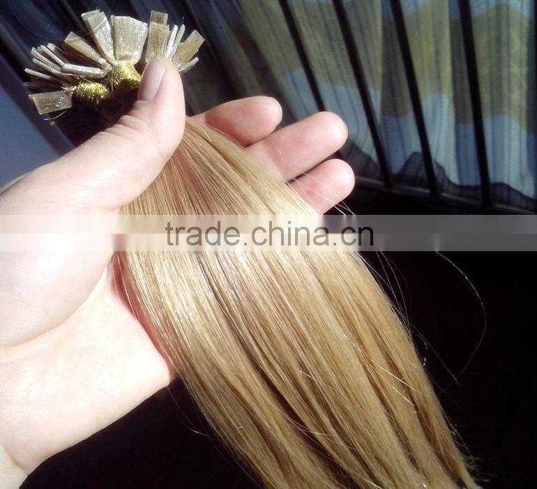 100% natural human hair high quality crystals hair extensions