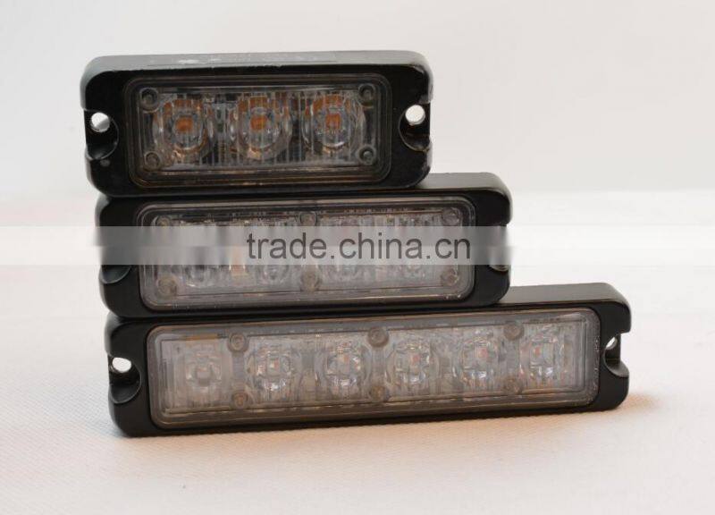 LED Strobe Surface Mount Lighthead/LED Surface Mount Dash light/LED Grille light(SR-LS-LD-106)1W or 3W LED,Super-Thin