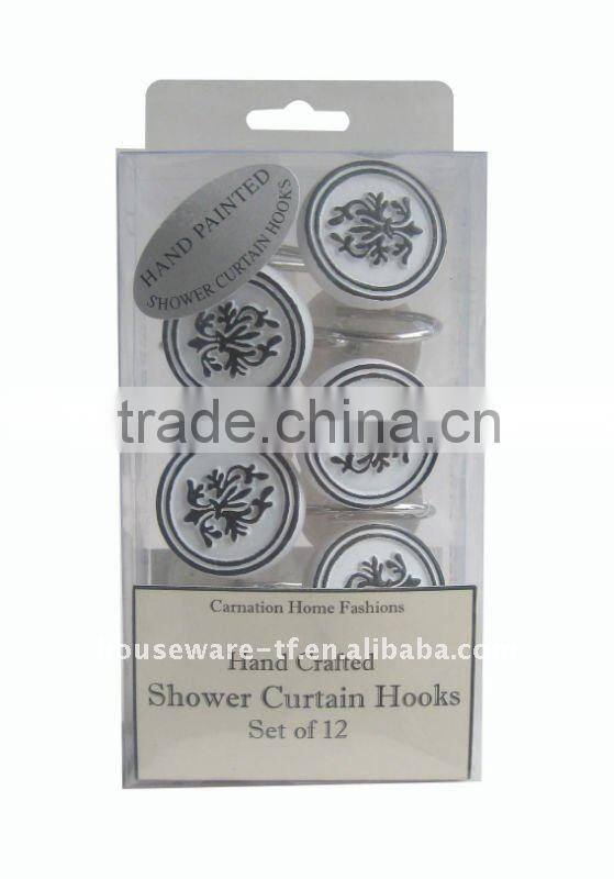 CLASSIC SHOWER CURTAIN HOOK SET