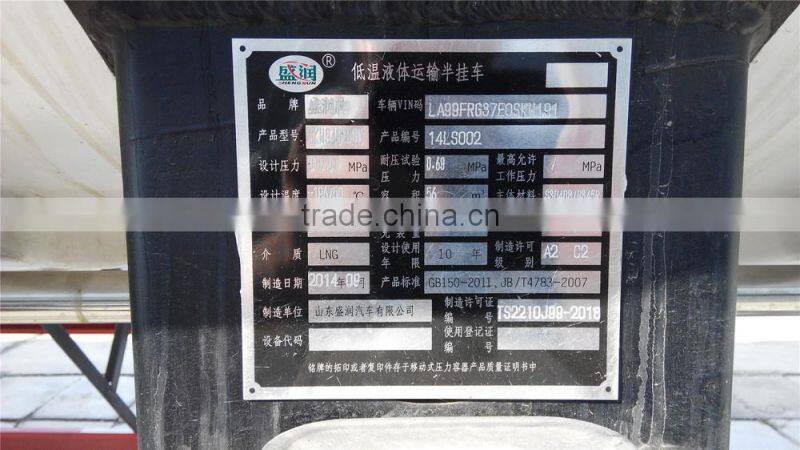 China Hot Sale Lpg Transport Tanker Truck Semi Trailer/gas Tank Trailer(propane)