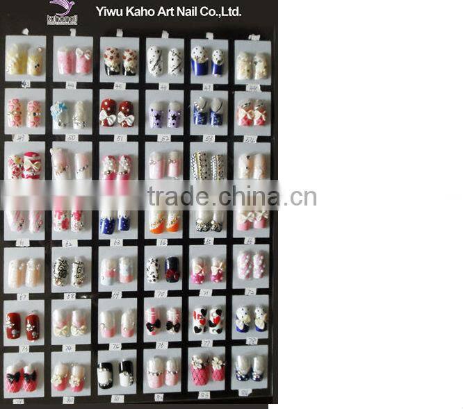 2014 Artificial Fingernails Nail tips/fashion nail art tips trio manicure nail art triple dappen dish