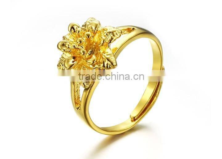 KSTONE 2015 New Trendy 18k Gold Plated Dubai Wedding Cooper Rings