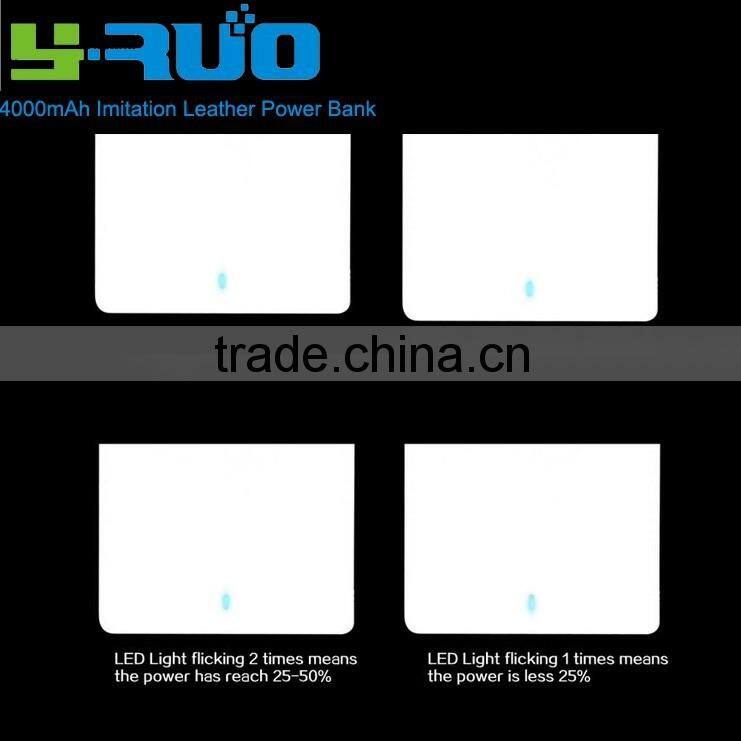 Mobile Power Bank Portable Charger with Built-in USB Charging Cable for Smartphones and Tablets