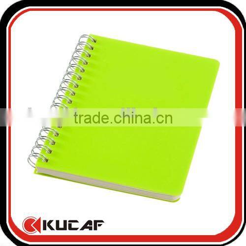 Custom A4/A5 size hardcover composition book 80 sheets spiral bound notebook