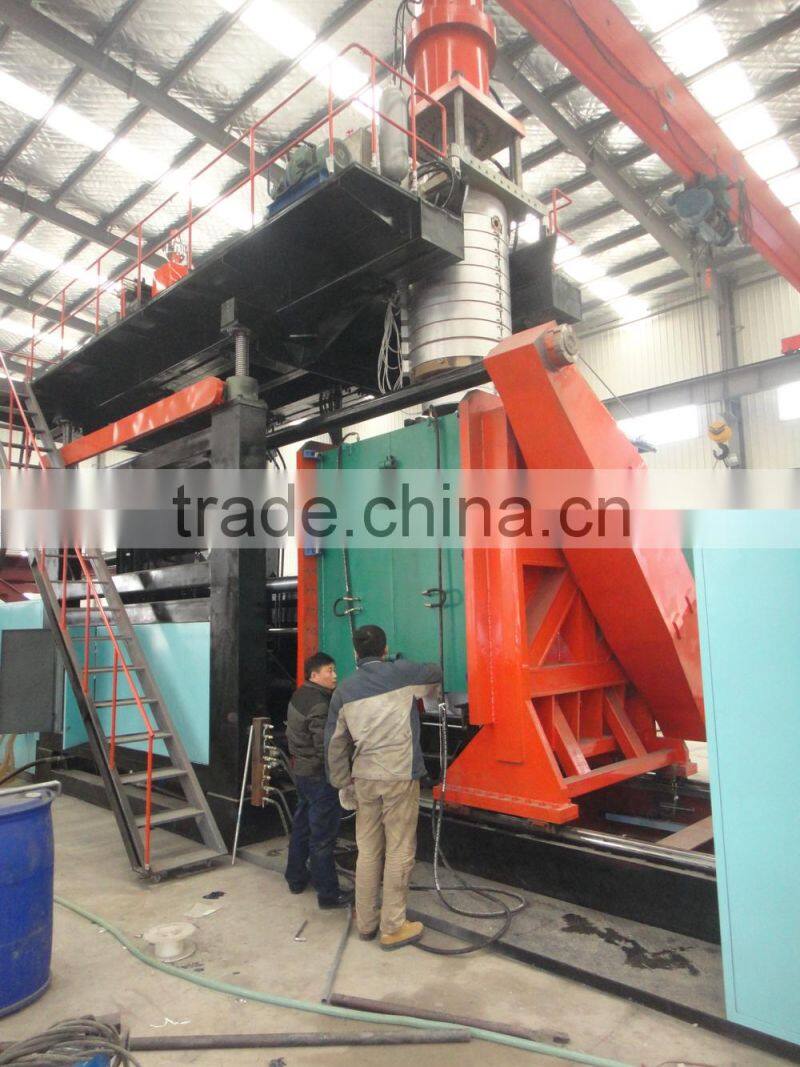 2015 new design beautiful shape cnc producing water container blow molding machine