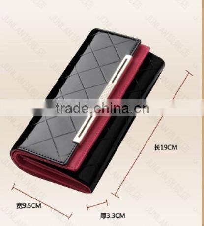 genuine leather durable women leather wallet in hot selling