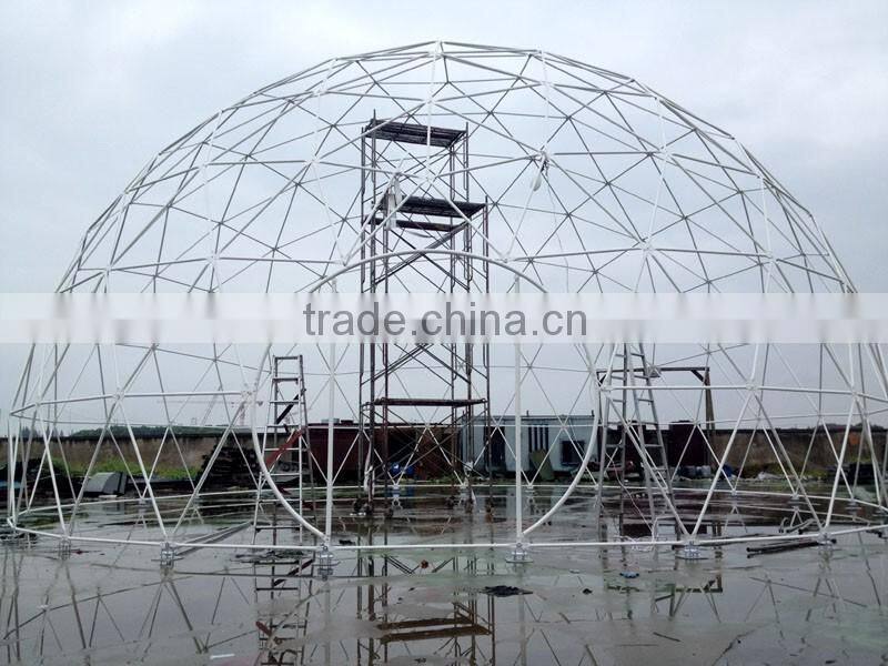 2016 Steel frame geodesic dome tent for party wedding
