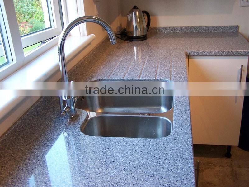 Artificial solid surface kitchen countertop , kitchen island countertop, bench top
