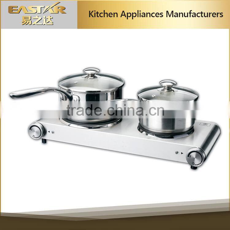 Freestainding kitchen appliance double 220v electric stove 2500 watt hot plate for sale