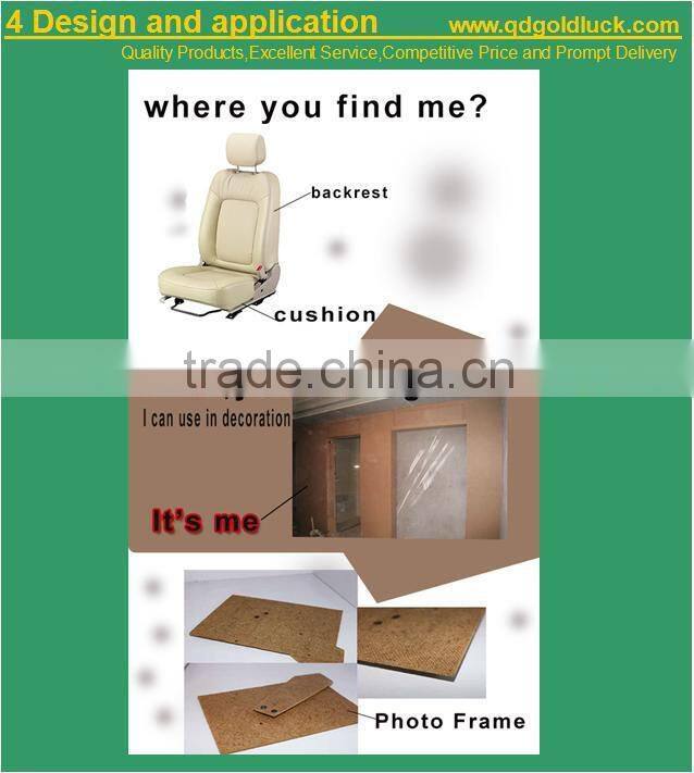 Hardboard/Plain hard board/moisture proof E1glue fiberboard for door /furniture