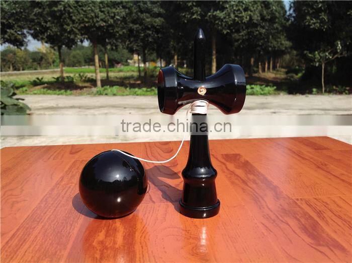 Top quality full black solid kendama,wholesale all kinds of kendama balls,kendamas for $5