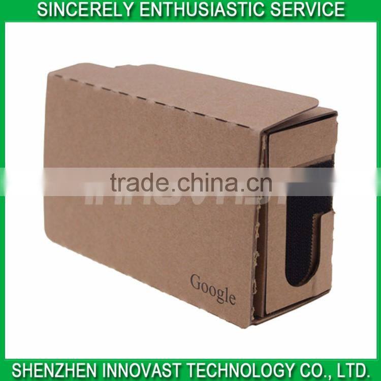 hot trends customized cardboard Google Cardboard Glasses 3d glasses optical lens