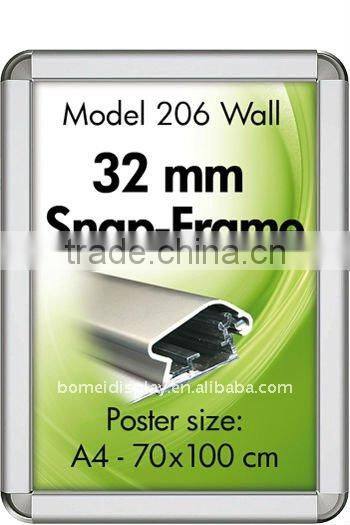 aluminum snap frame for advertising frame, clip photo frame, customized picture frame