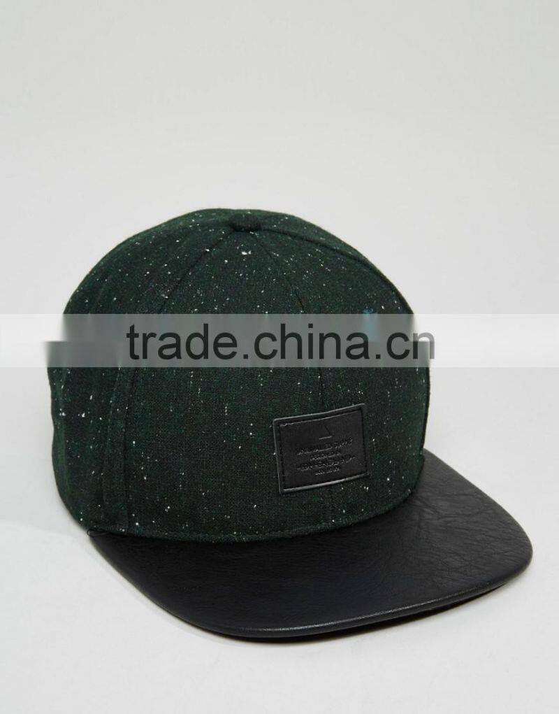 Daijun New Design OEM Hot Sale Plastic Buckle Embossed Khaki Men Custom Hemp Snapback Hat