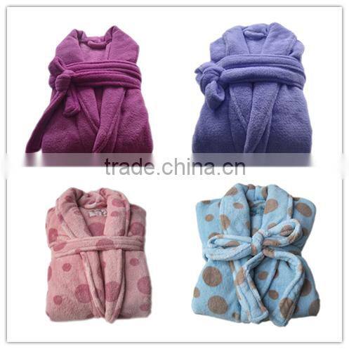 bathrobe coral fleece