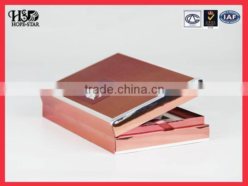 Economic Foldable silver card cosmetic box for mask wholesales