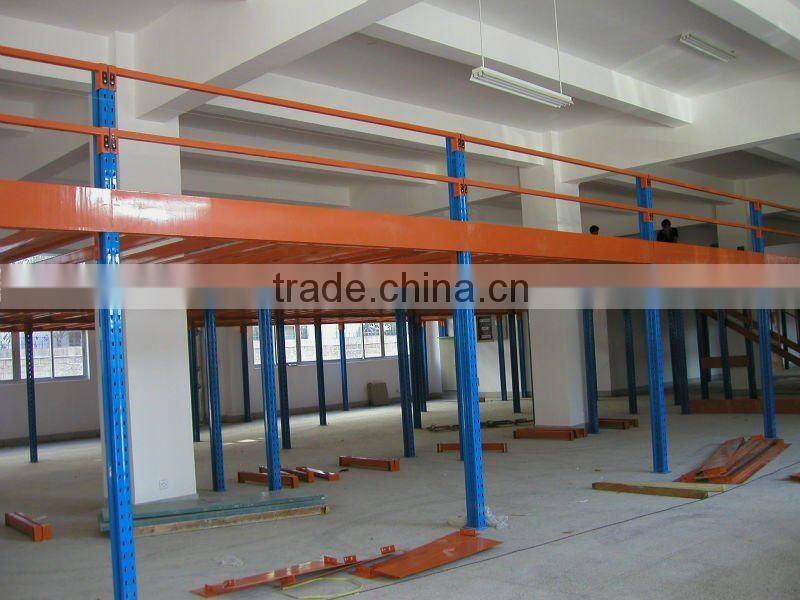 Storage mezzanine floor shelve