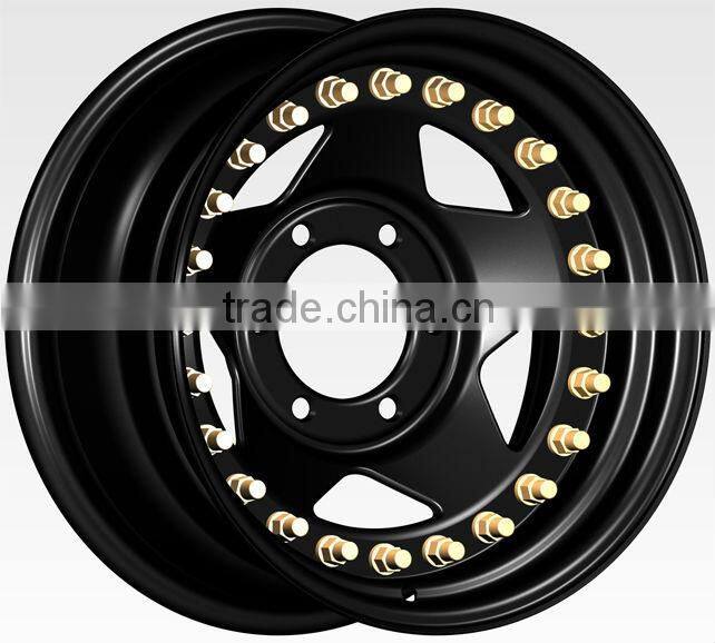 New 4x4 chrome rims for pickup truck