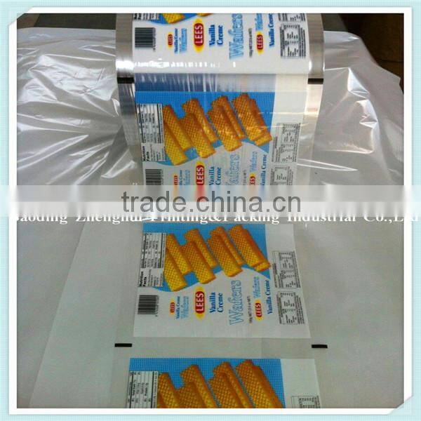 Safety food packing film pvc cling film for candy&cookies packaging