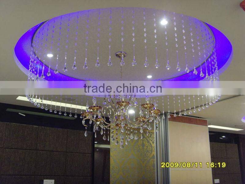 hot sale latest beautiful crystal lampshade