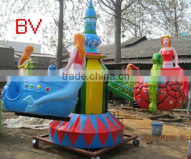 kids entertainment machine mermaid jumping machine