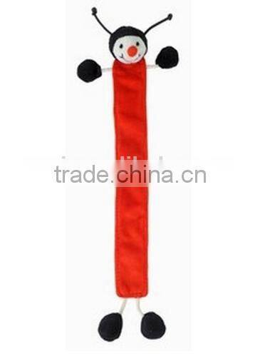 Loverly plush cute ladybug bookmark toy
