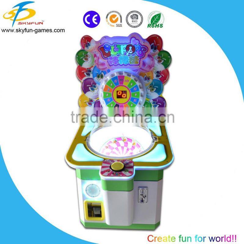 Top popular candy vending lollipops game machine/vending game machine
