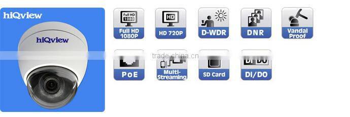HIQ-5373 Full HD IP66 ONVIF mini Dome Outdoor IP Security Camera