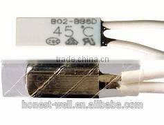 HB02 Mini Size Low Resistance Gasketed Case Snap Action Thermal Protector