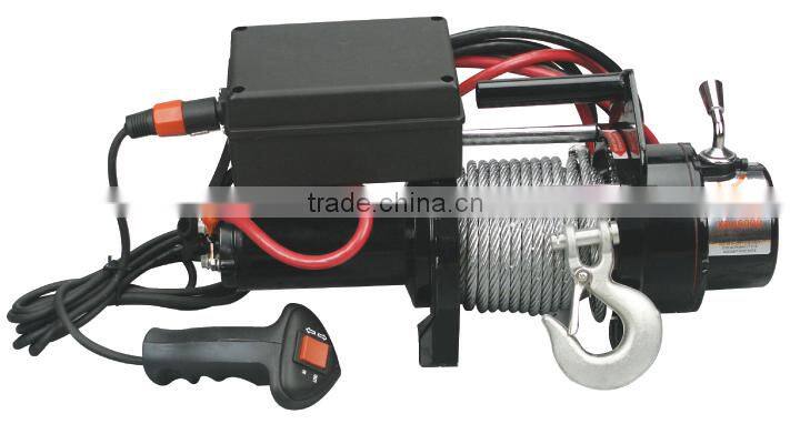 Torin 12volt 0.9HP Electric Winch 2000lbs for ATV Boats and Snow mobiles