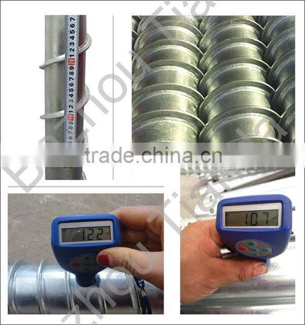 ground helix pile for foundations