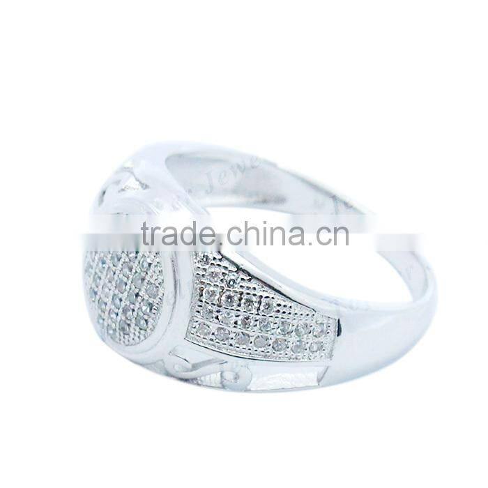 925 Sterling silver jewellery wholesale fashion man ring in silver