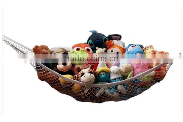 High quality hanging Hammock Net Organizer Stuffed Animals