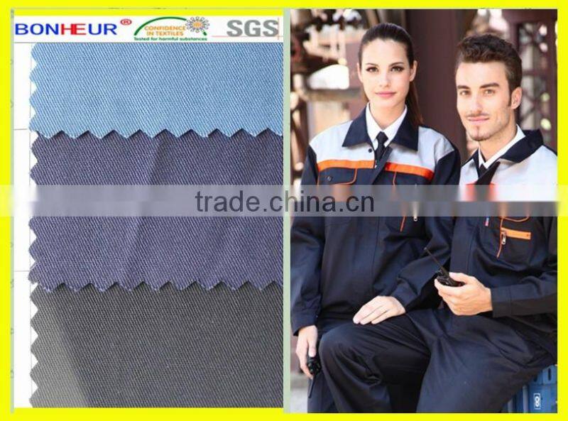 poly cotton shikibo fabric for gas station shirts