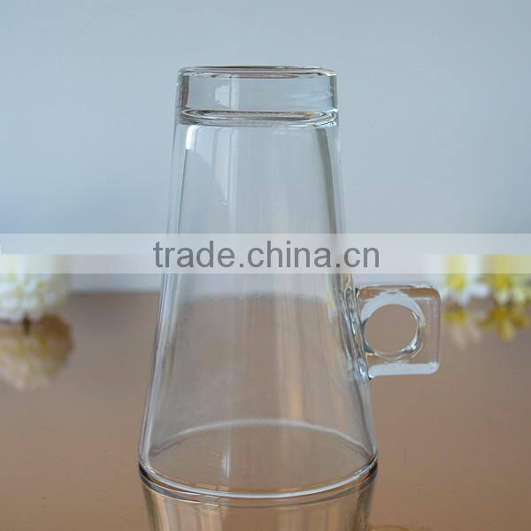 Cafe latte cup with handle for sale