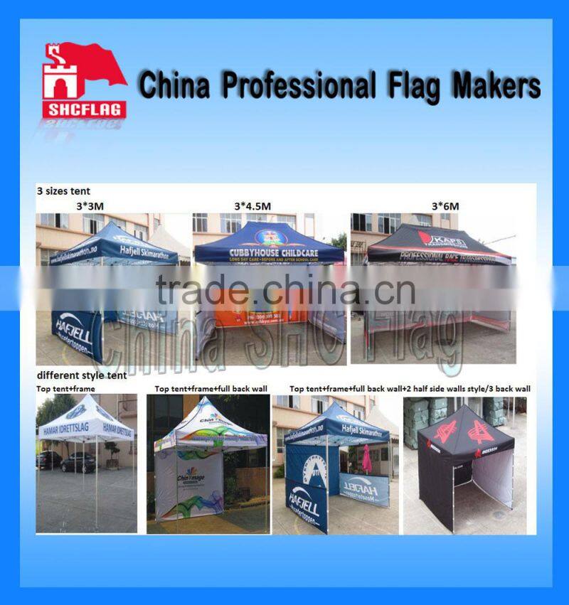 advertising trade show pop up gazebo aluminum frame tent