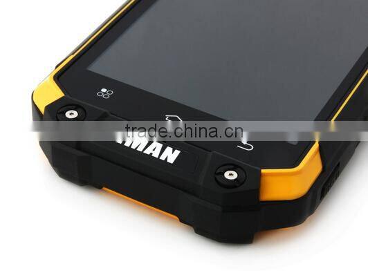 iMAN i6 Walkie Talkie Smartphone IP68 Android 4.4 MTK6592 4.7 Inch 2GB 32GB NFC Yellow