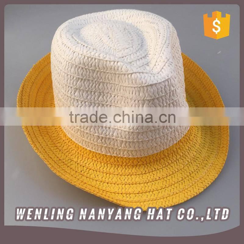 Country Style Fedora Cheap Fedora Hats for Men Farm Straw Hat Colorful Design