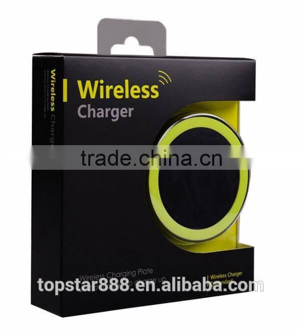 Qi-Enabled Single Position wireless charger,Travel Mini Wireless Charging Pad For All Compatible Qi Enabled