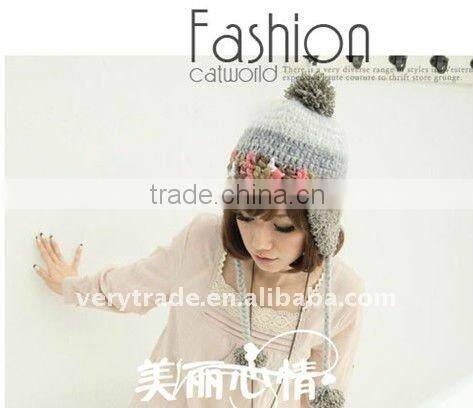 winter hat with scarf glove set